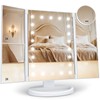 HUONUL Makeup Mirror Vanity with Lights, 2X 3X 10X Magnification,