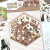 4Sets DIY 3D House Stickers Set Make Your Own Sticker