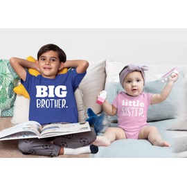 Unordinary - Conjunto de trajes para niños pequeños y hermanas, hermanos, hermanos, recién nacidos, Carbón Azul/Rosa, Kids (5Y) / Baby (3-6M)