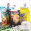 HOUSE AGAIN 12 Pack Stainless Steel Chip Bag Clips Covered