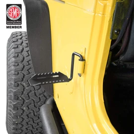 Hooke Road Wrangler - Reposapiés para puerta compatible con Jeep TJ Wrangler 97-06