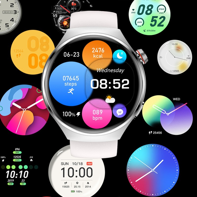 Smart Fitness Watch 1.43inch HD Color Screen IP67 Waterproof Heart