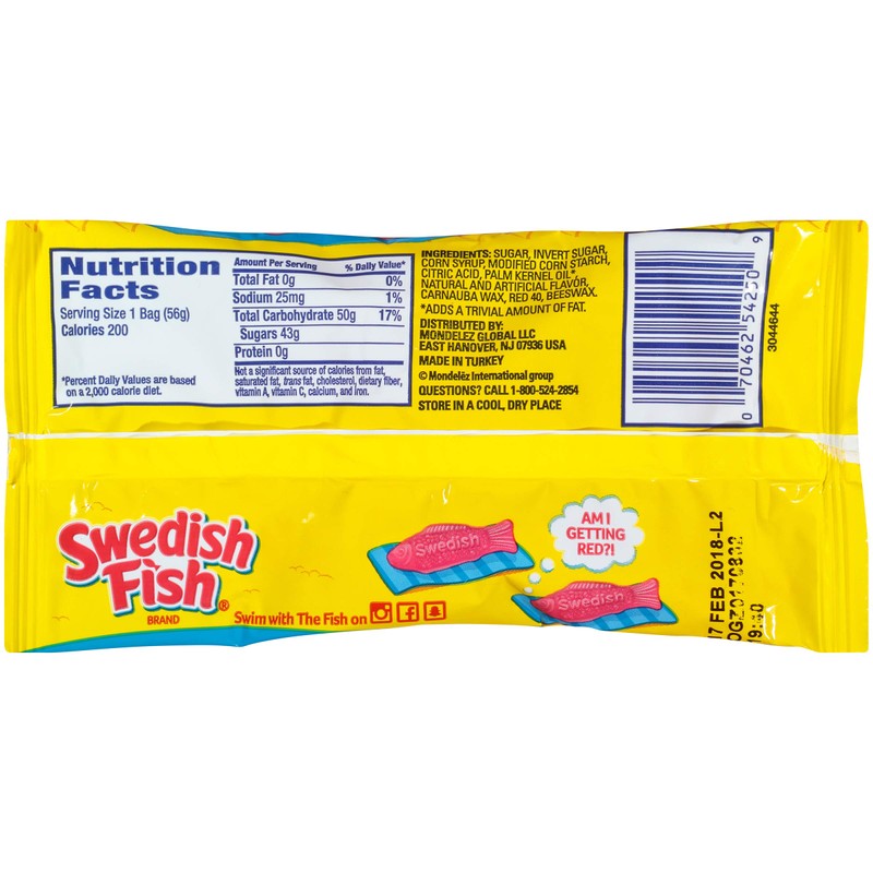 SWEDISH FISH Soft & Chewy Candy, (24 Count of 2