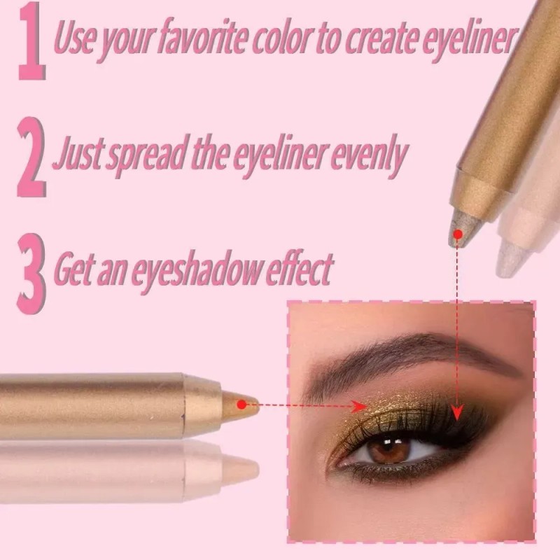 Set 12 Lápices Delineador Para Ojos Y Rostro