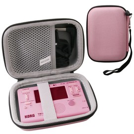 waiyu JP Storage Case Compatible for Yamaha TDM-700DAL2/TDM-700G/KORG TM-60/TM-50 Tuner/Metronome Protective Carrying Case Storage Case (Pink)