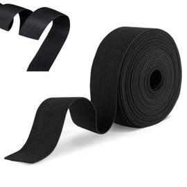 Elastic Band, 10 Metres Rubber Band, Elastic Bands, Sewing 40 mm, for Trouser Rubber, DIY Craft Fabrics for Sewing, Not Easily Deformed, Black