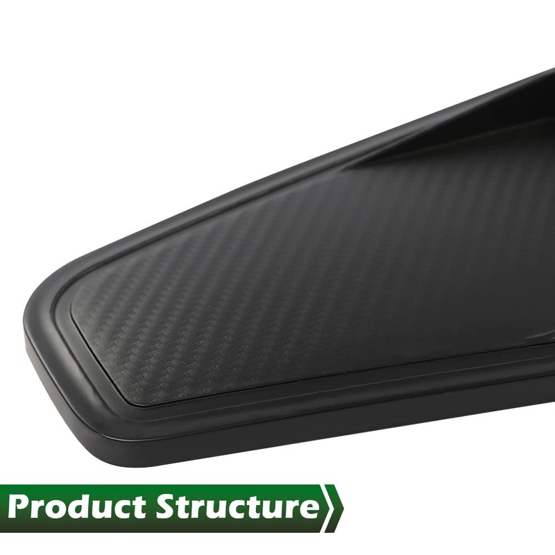 GRAND ORANGE Quarter 1/4 Side Window Louvers Cover Scoop Cover