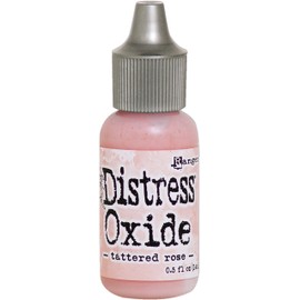 Ranger Tattered Rose Distress Oxide Reinker Set, Synthetic Material, Pink, 2.5 x 2.5 x 7.2 cm