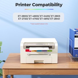 Trokliey 522 Ink Refill Bottles ET-2800 ET-4800 ET-2400 ET-2803 for 522 Ink Bottles Compatible for ET 2800 ET 4800 ET2800 ET 2400 ET4800 ET 2803 ET-2720 ET-4700 ET-4810 ET-2840 Printer (Not Subli)