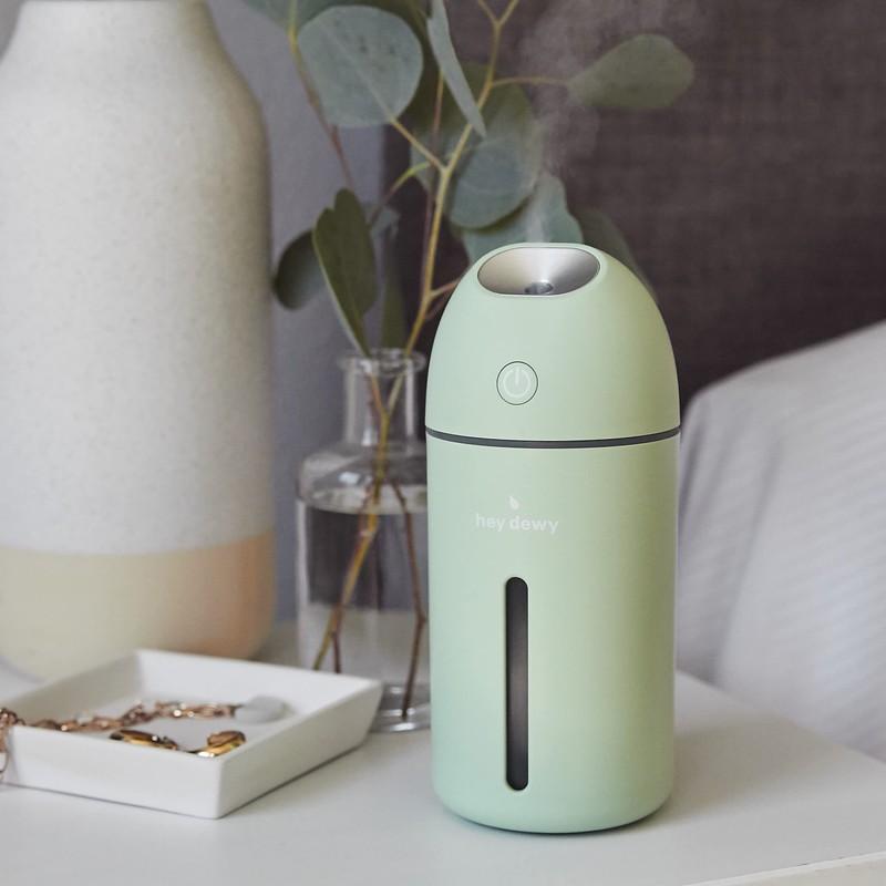 Hey Dewy Wireless, Rechargeable, Self-Care, Skin-Nourishing, Hydrating, Portable Cool Mist