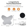 Marzoon 4 Magnetic Tablecloth Weights Made of Stainless Steel, Tablecloth