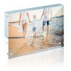 Acrylic Photo Frame Crystal Clear Frameless Double Sided Freestanding Photo