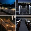 T-SUN Bright Solar Post Cap Lights 6 Pack – Outdoor