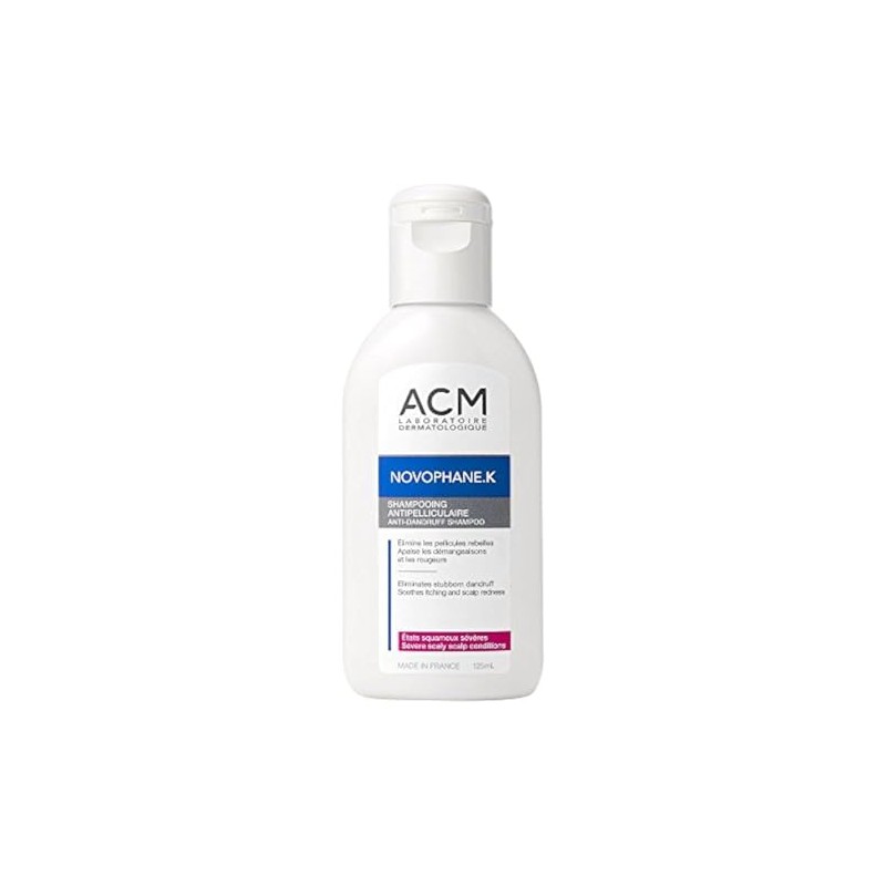 ACM Laboratoire Dermatologique Novophane K Anti Dandruff Treatment Shampoo 125ml