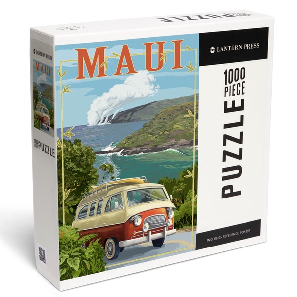 Maui, Hawaii, Camper Van (1000 Piece Puzzle, Challenging Jigsaw Puzzle