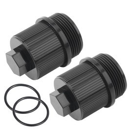 190030 Drain Plug Cap Assembly with O-Ring Pool Drain Plug Compatible with Pentair Clean &Clear Plus, FNS Plus, Drain Cap Replacement for Pentair Pool and Spa Filters (2 Pack)