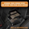 TripleAliners Center Console Organizer Compatible with 2021-2024 Ford Bronco(No for