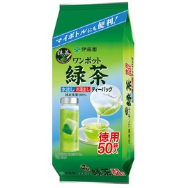 Itoen Green Tea with Matcha Tea Bags, 50 Bags x 2 Packs (100 Total)