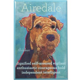 Airedale Terrier Fridge Magnet