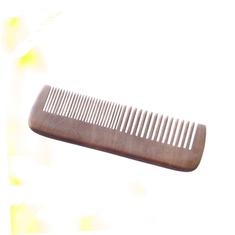 FRCOLOR 3pcs Natural Wood Hair Comb Static Detangling Brush for