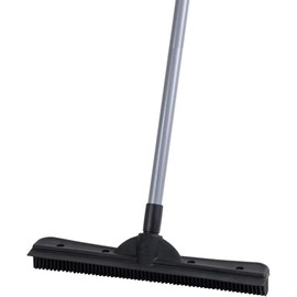 Original Indoor Pet Hair Rubber Broom with Carpet Rake and Squeegee, Black and Yellow aspira dora - Style: Compact FURemover Broom