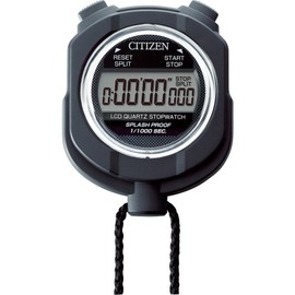 リズム(RHYTHM) シチズン ストップウォッチ デジタル 055 水 に強い防雨タイプ 黒 CITIZEN 8RDA55-002