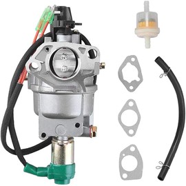 Carburetor with Solenoid Compatible With Honda GX390 GX340 8HP 9HP 11HP 13HP Generator
