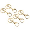[PATIKIL] Key Chain Ring 5PCS Lobster Clasp Key Ring Trigger