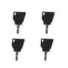 1X 4X Key for Ignition switch with JCB Master Plant