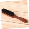 Ipetboom Portable Wooden Handle Beard Brush Styling Tool for Men's