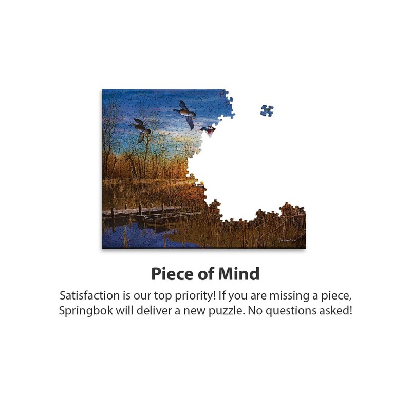 Springbok 1000 Piece Jigsaw Puzzle Duck Lodge - Made in