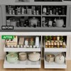 PAKETA 4 Pack Expandable Pull Out Cabinet Organizer, 21'' Deep