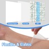 100 Stück Wasserdicht Transparent Bandage, 7 x 7cm Wasserdichtes Pflaster,