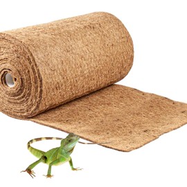 VUAOHIY Carpet Natural Coconut Fiber - 11.8In x 39.4In Reptile Carpet Mat for Turtle Bedding, Pet Terrarium Liner for Lizard, Snake, Bearded Dragon, Gecko