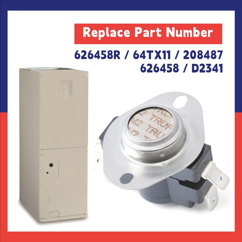 Dusledel 626458R L190F Limit Control Switch Replacement for Nordyne Furnace