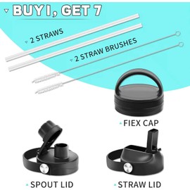 HYDROWION Water Bottle Stainless Steel,Vacuum Insulated Leak Proof Tumbler 32oz with Straw Lid, Spout Lid and Flex Cap(Cold for 48 Hrs, Hot for 24 Hrs), Fit in Any Car Cup Holder, Purple