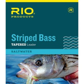 Rio Fly Fishing Striped Bass 7' 10Lb 4.5kg Fishing Leaders, Clear