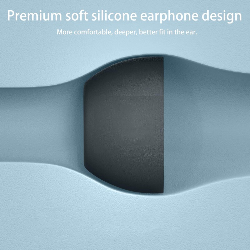 Replacement Earbuds for Bowers & Wilkins Pi8 Wireless Earbuds,NOUKAJU Silicone