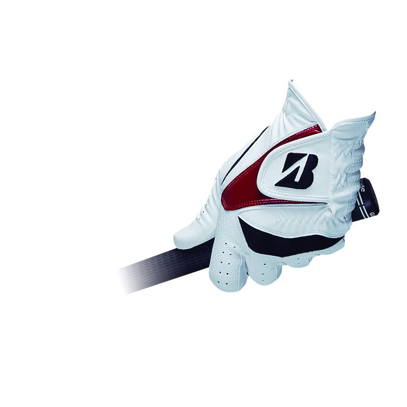 Bridgestone Strong DUAL GLG21 Men's White/Red Golf Glove 22cm