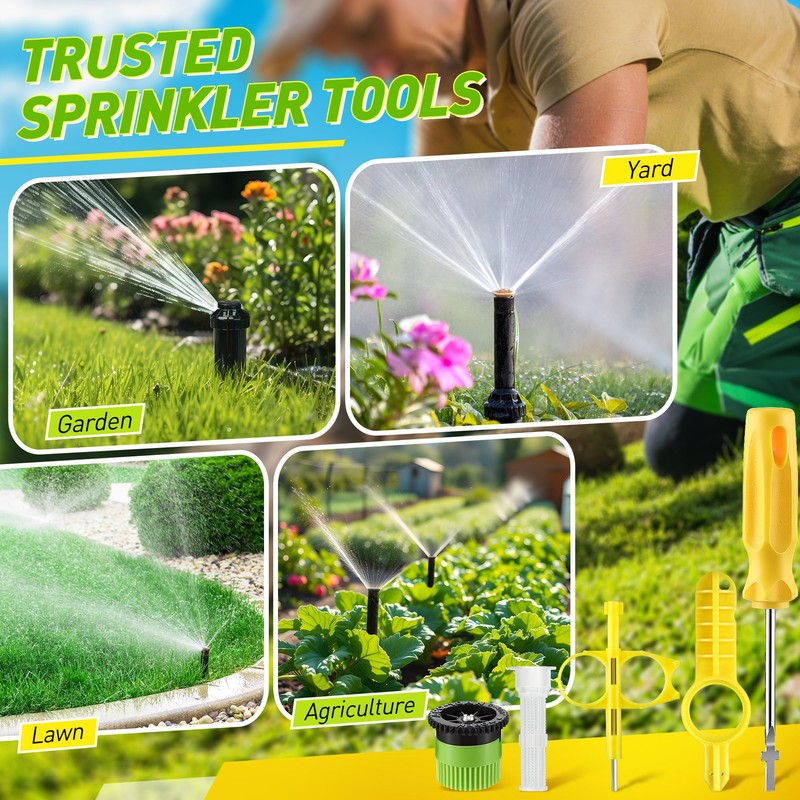 11 Pack Sprinkler Head Adjustment Tool Kit Compatible with Hunter
