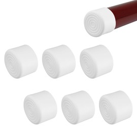 UFURMATE Rubber Handrail End Cap, 6PCS 42mm Inner Diameter Round Handrail End Caps Staircase Steps Hand Rail End Cover, Not Hurt Hands
