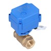 DC12V DN15 1/2 Inch Electric Ball Valve Brass Motorized Switch