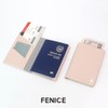 FENICE Plain Simple Passport Cover Holder Wallet Case for Travel