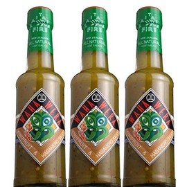 Habanero, Kiwi and Manuka Honey, New Zealand's Favorite Waha Wera Hot Fruit Sauce. Pack of 3 Bottles