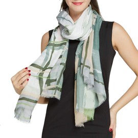 Women's Fashion Scarf Long Thick Cotton Feeliing Shawl Scarf Fall Winter (306)