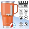SUNTQ 30 oz 850 ml Tumbler with Handle - Reusable