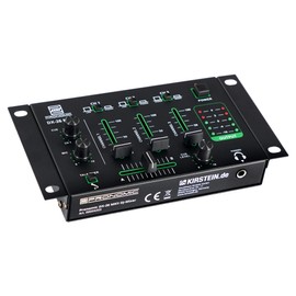 Pronomic DX-26 MKII DJ Mixer - 3-Channel Mixer with Cue Function - 2x Line/Phono Channel - Microphone and Headphone Jack