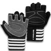BATENA Training Gloves, Wrist Wrap, Strength Training, Power Grip, M