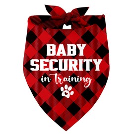 Baby Security Safety in Training Dog Triangle Bibs, Pet Scarf Accessories, Printed Dog Bibs Gift for Sizes S-XL