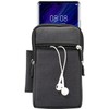 Smartphone Pouch, Sports Waist Bag, Compatible with 6.4-inch Smartphones, Carabiner,